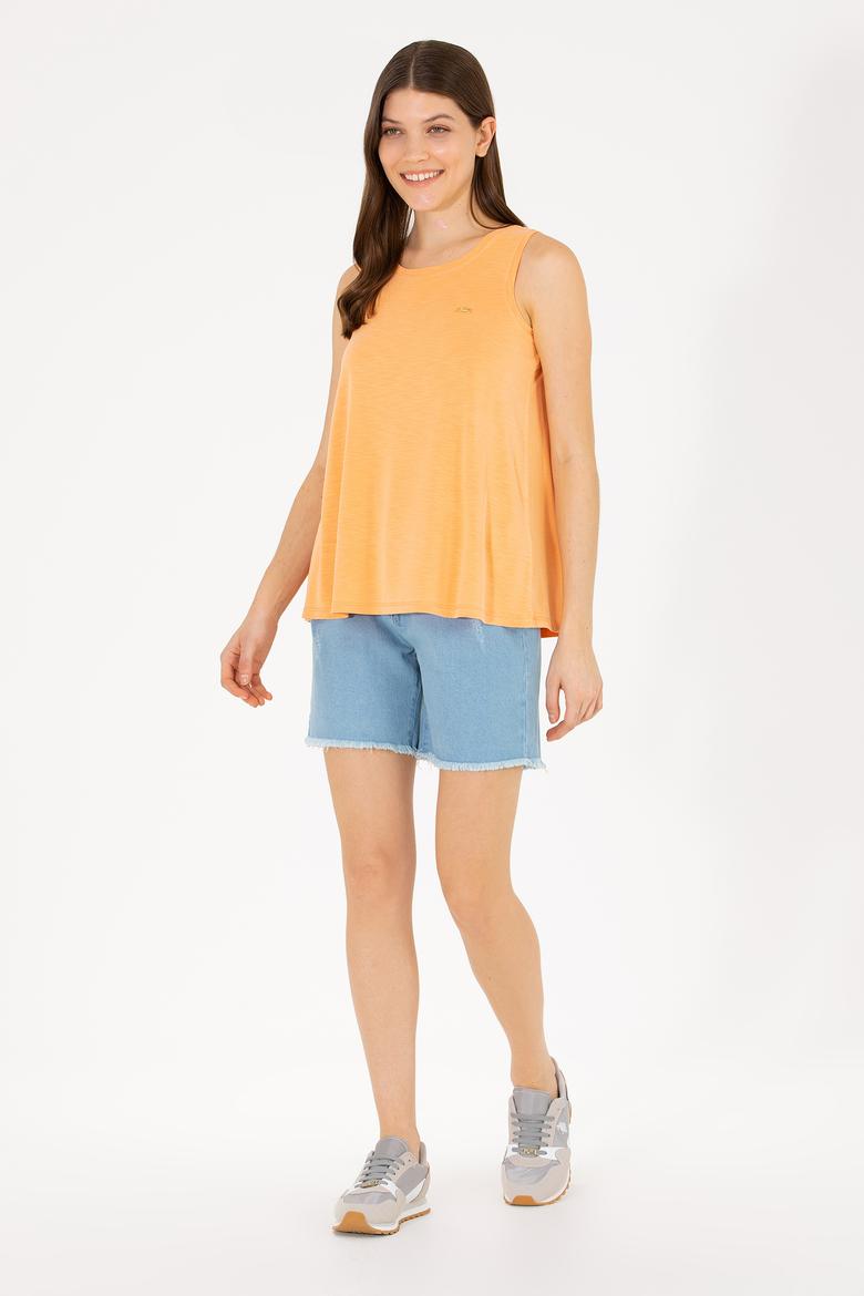 Kadın Açık Mavi Jean Şort - 50266240011