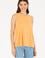 Kadın Turuncu Bisiklet Yaka Kolsuz Tişört