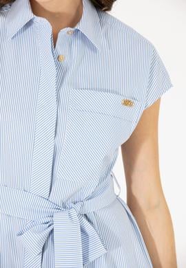 Kadın Mavi Dokuma Elbise - 50262581006