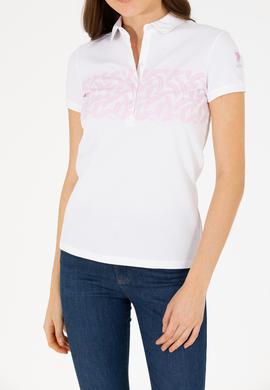 Kadın Manolya Polo Yaka Tişört - 50262938021