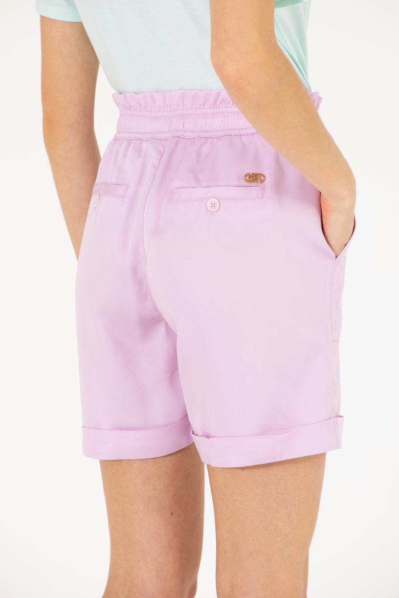 Kadın Manolya Dokuma Şort - 50263216020