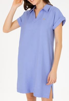 Kadın Mavi Dokuma Elbise - 50262591008