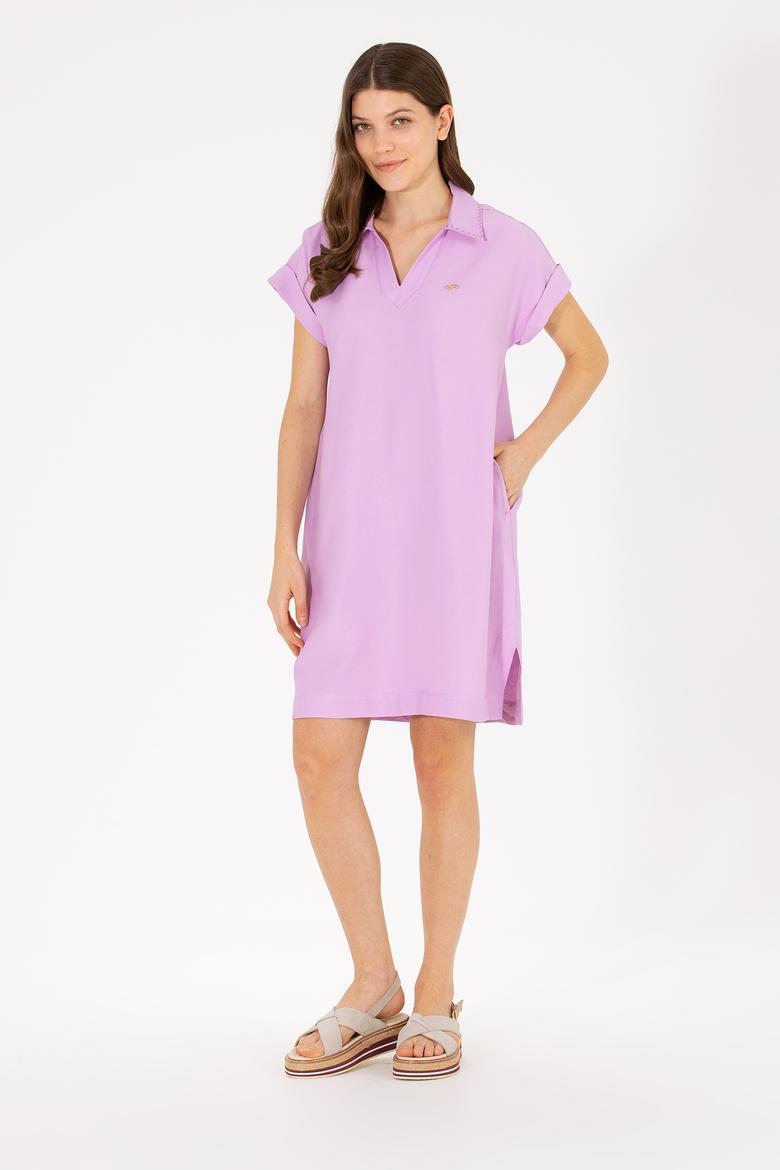 Kadın Manolya Dokuma Elbise - 50262591012