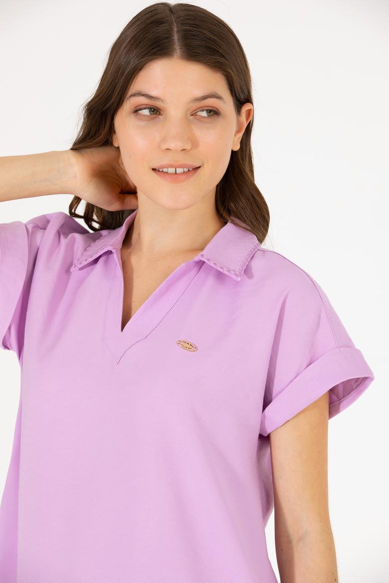 Kadın Manolya Dokuma Elbise - 50262591012