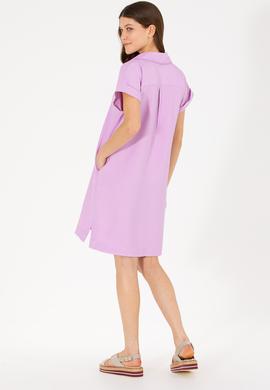 Kadın Manolya Dokuma Elbise - 50262591012