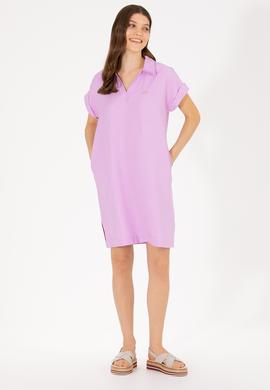Kadın Manolya Dokuma Elbise - 50262591012