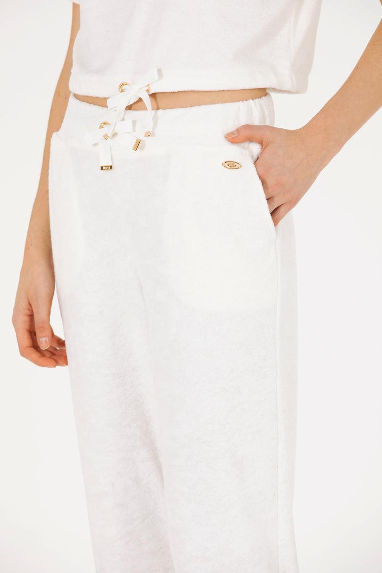 Kadın Ekru Jogger Eşofman Altı - 50265556003