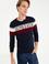Erkek Lacivert Bisiklet Yaka Triko Kazak