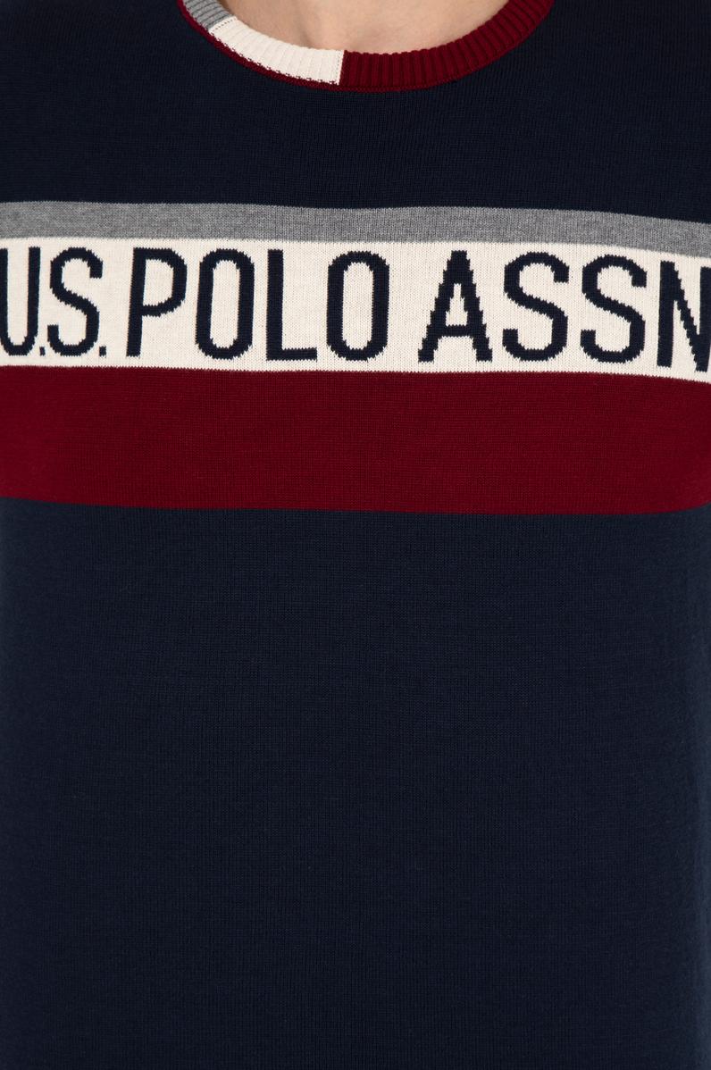 Erkek Lacivert Bisiklet Yaka Triko Kazak