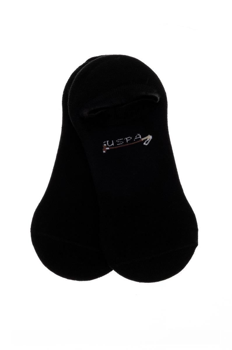 Erkek 2'li Siyah Babet Çorap