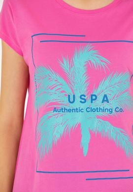 Kadın Pembe Bisiklet Yaka Tişört - 50262950021