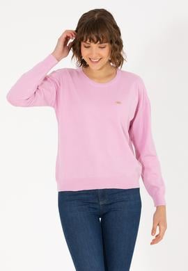 Kadın Manolya Bisiklet Yaka Kazak - 50253026020