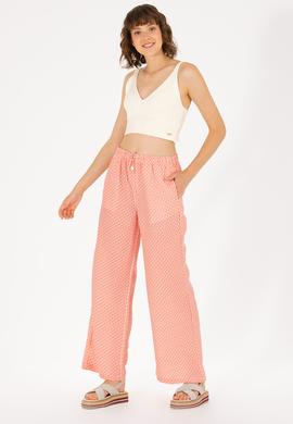 Kadın Fuşya Loose Relax Fit Pantolon - 50263201009