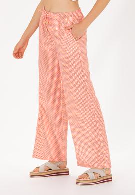 Kadın Fuşya Loose Relax Fit Pantolon - 50263201009