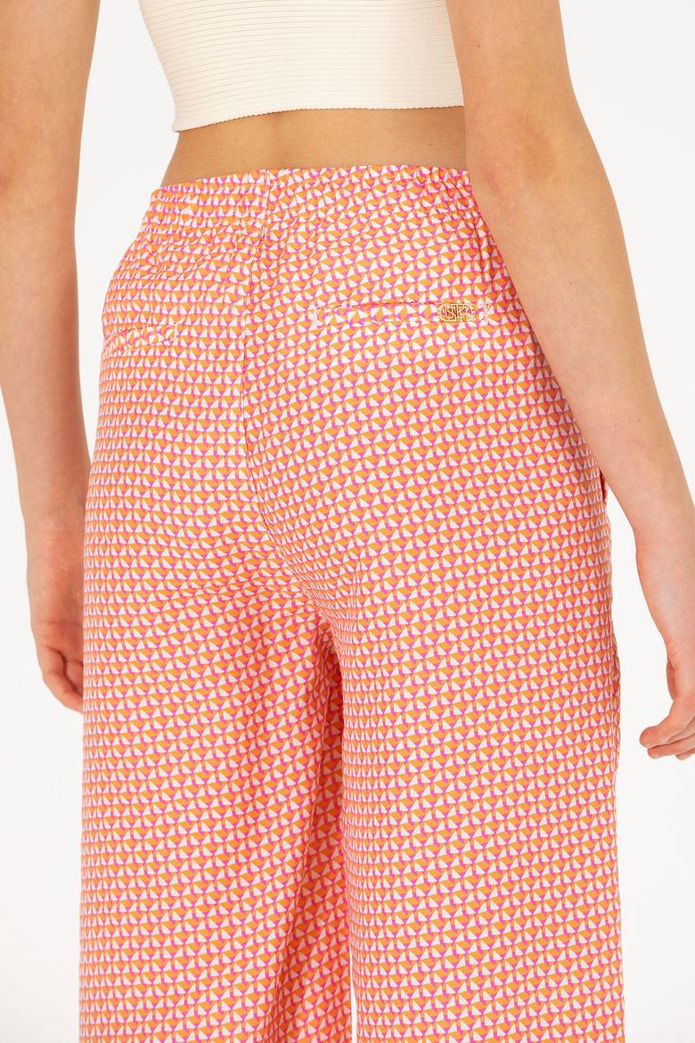 Kadın Fuşya Loose Relax Fit Pantolon - 50263201009