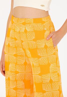 Kadın Turuncu Örme Pantolon - 50264674012