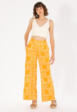 Kadın Turuncu Örme Pantolon - 50264674012