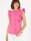 Kadın Pembe Kısa Kollu Gömlek