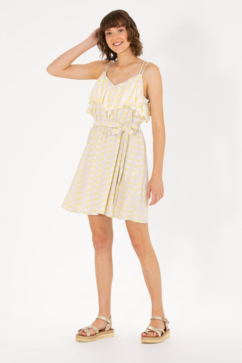 Kadın Taş Mini Boy Dokuma Elbise - 50262472009