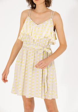 Kadın Taş Mini Boy Dokuma Elbise - 50262472009