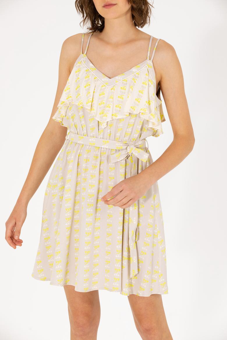 Kadın Taş Mini Boy Dokuma Elbise - 50262472009