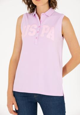 Kadın Manolya Kolsuz Polo Yaka Tişört - 50262966035