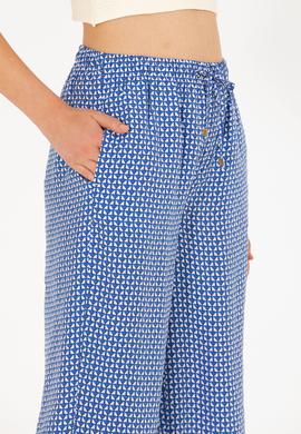 Kadın Saks Loose Relax Fit Pantolon - 50263201003