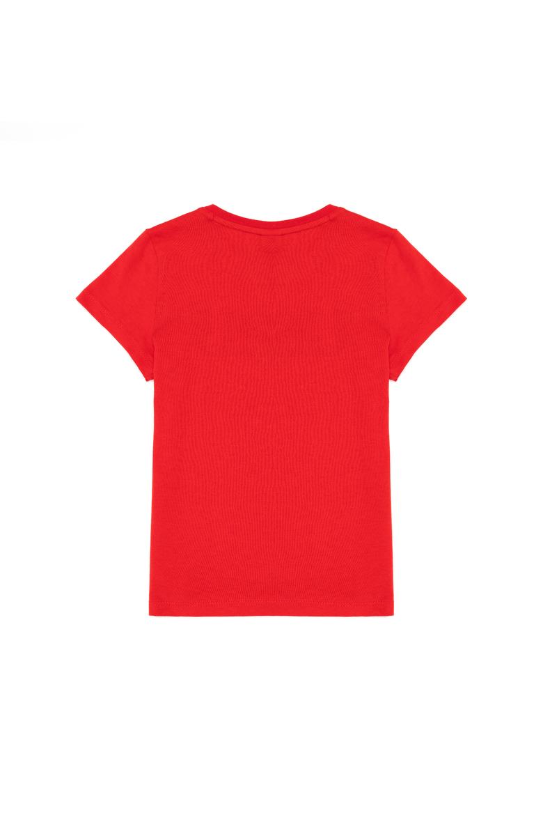 Çocuk Kırmızı Bisiklet Yaka Tişört - 50263028018
