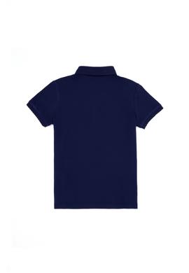 Kız Çocuk Lacivert Polo Yaka Basic Tişört - 50265668074