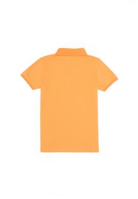 Kız Çocuk Turuncu Basic Polo Yaka Tişört - 50265668108