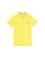 Kız Çocuk Neon Sarı Polo Yaka Basic Tişört