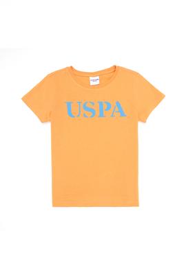 Çocuk Turuncu Bisiklet Yaka Tişört - 50263028083