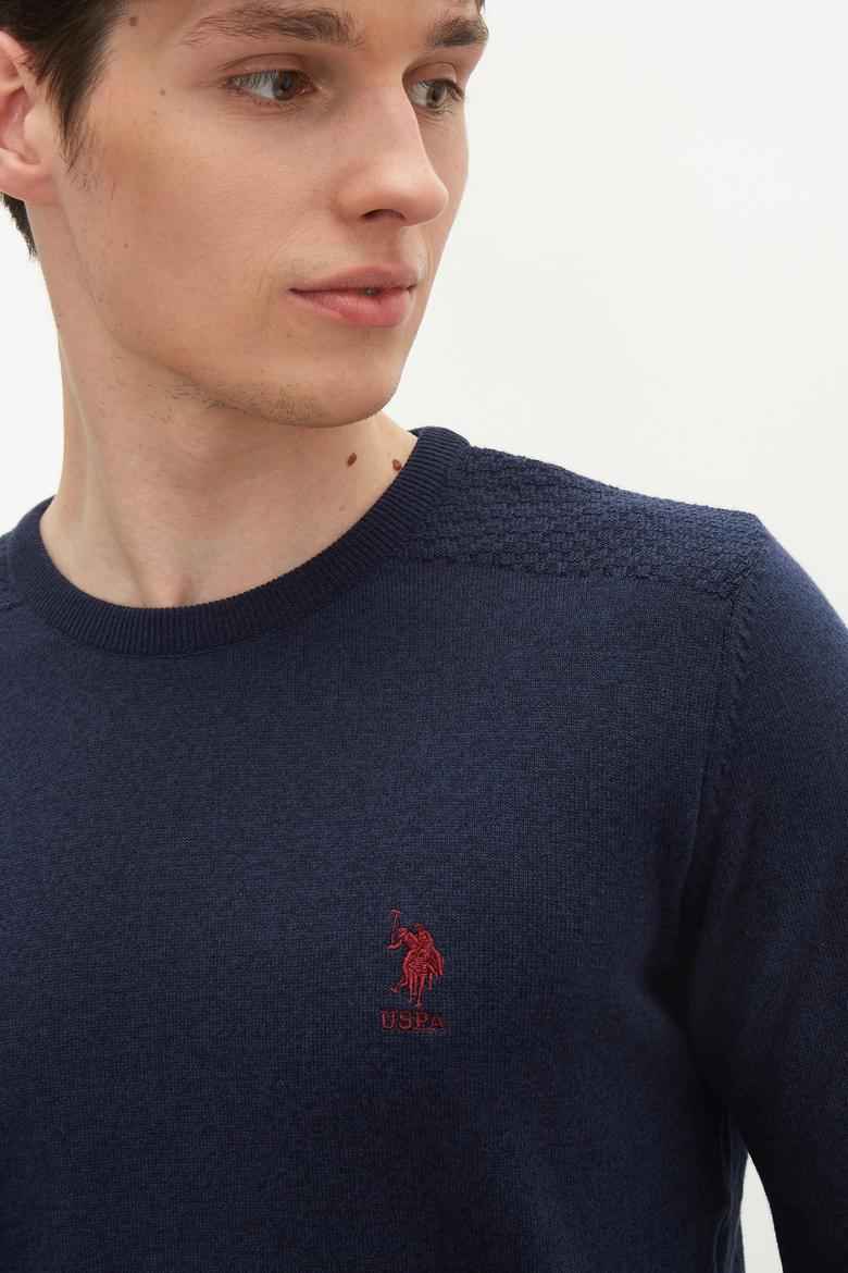 Erkek Lacivert Basic Kazak - 50236971022