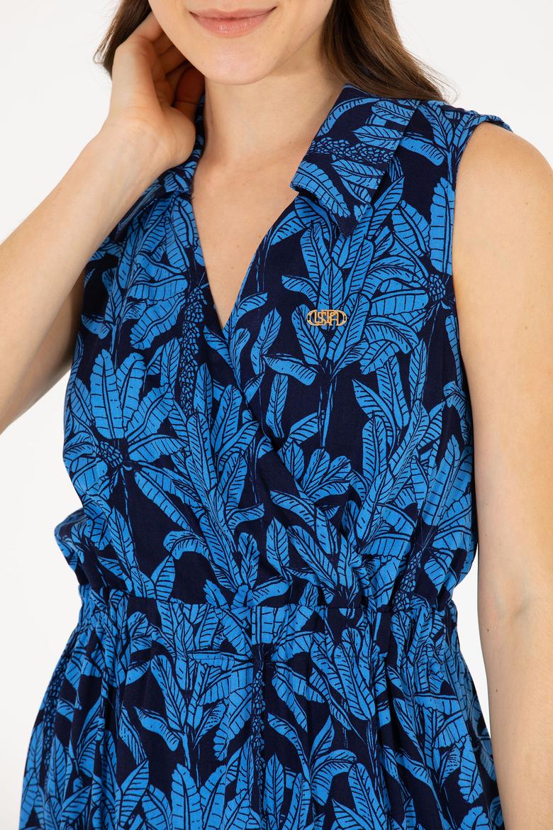 Kadın Lacivert Dokuma Elbise - 50262577018