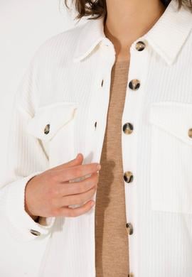 Kadın Ekru Örme Gömlek - 50264156005