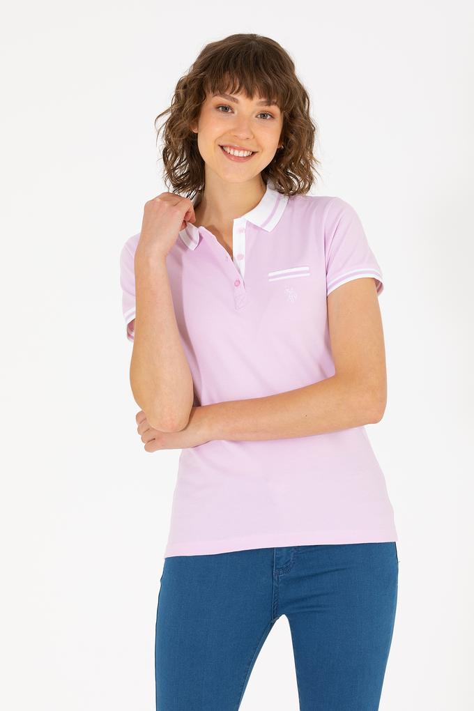 Kadın Manolya Polo Yaka Tişört
