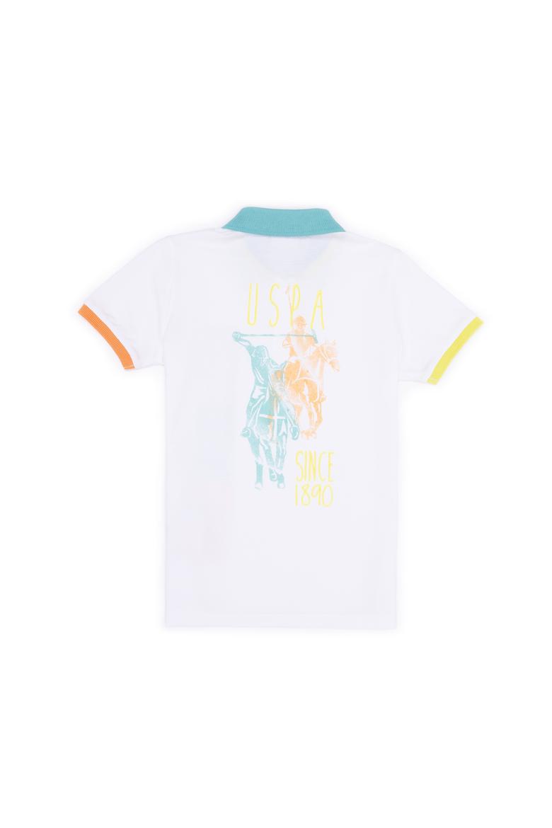 Erkek Çocuk Beyaz Polo Yaka Tişört - 50263542013