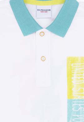 Erkek Çocuk Beyaz Polo Yaka Tişört - 50263542013