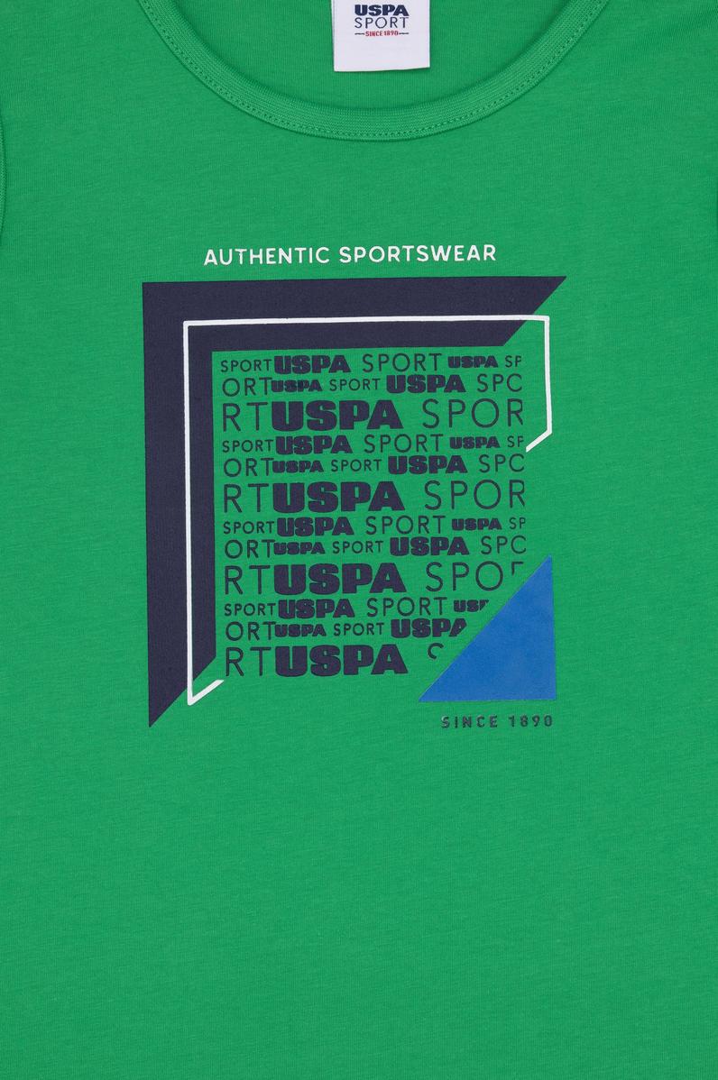 Çocuk Yeşil Atlet Tişört