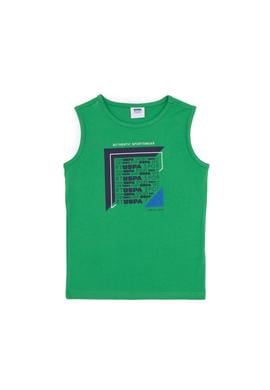 Çocuk Yeşil Atlet Tişört - 50263378035