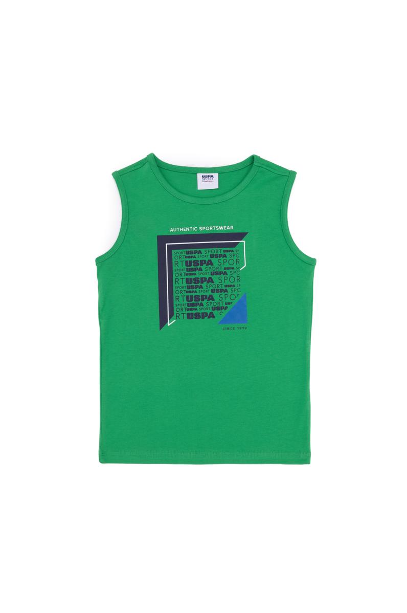 Çocuk Yeşil Atlet Tişört