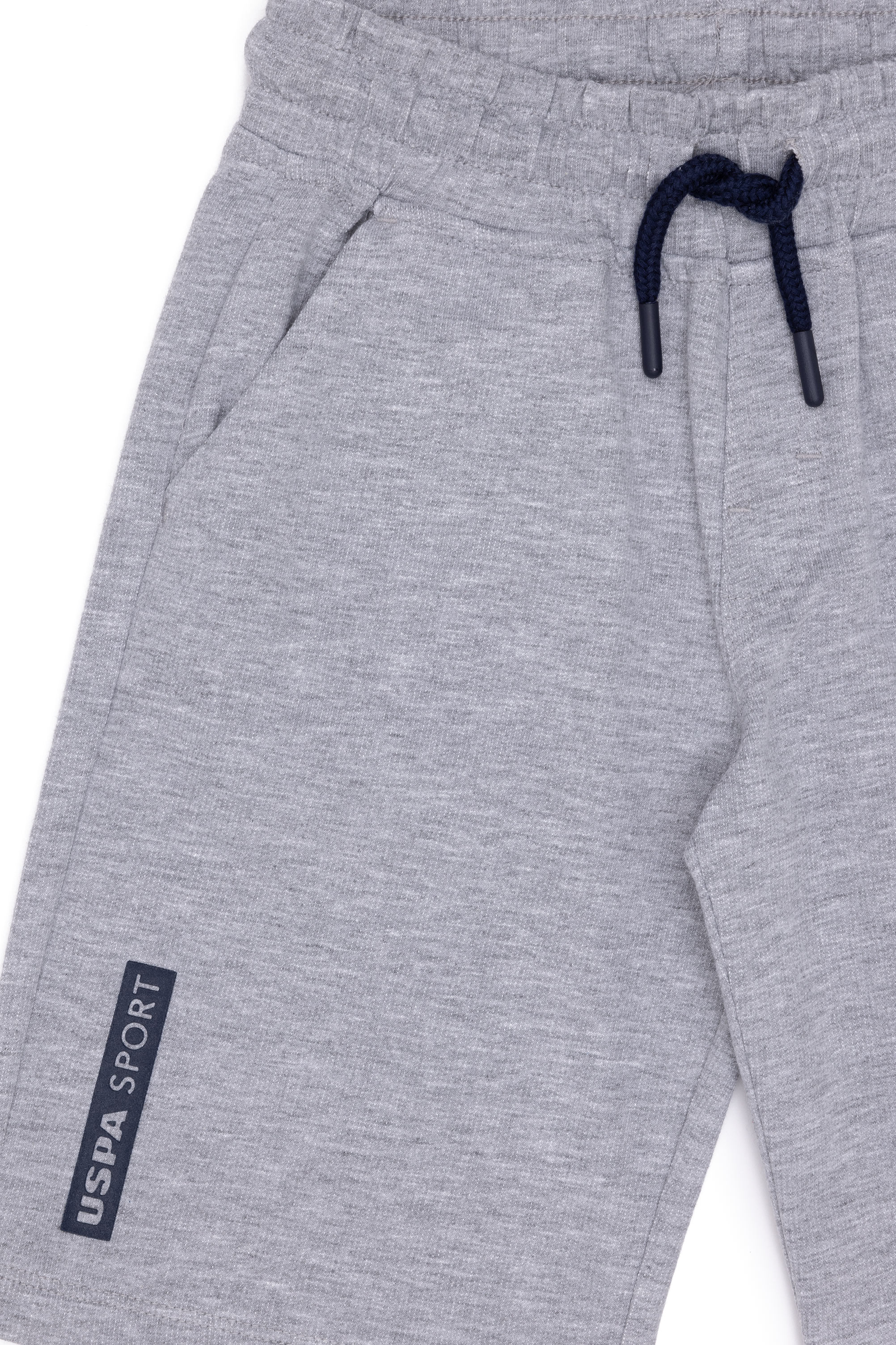 شلوارک بافتنی بچهگانهخاکستری استاندارد فیت پسرانه یو اس پولو | U.S. Polo Assn. - تصویر 3