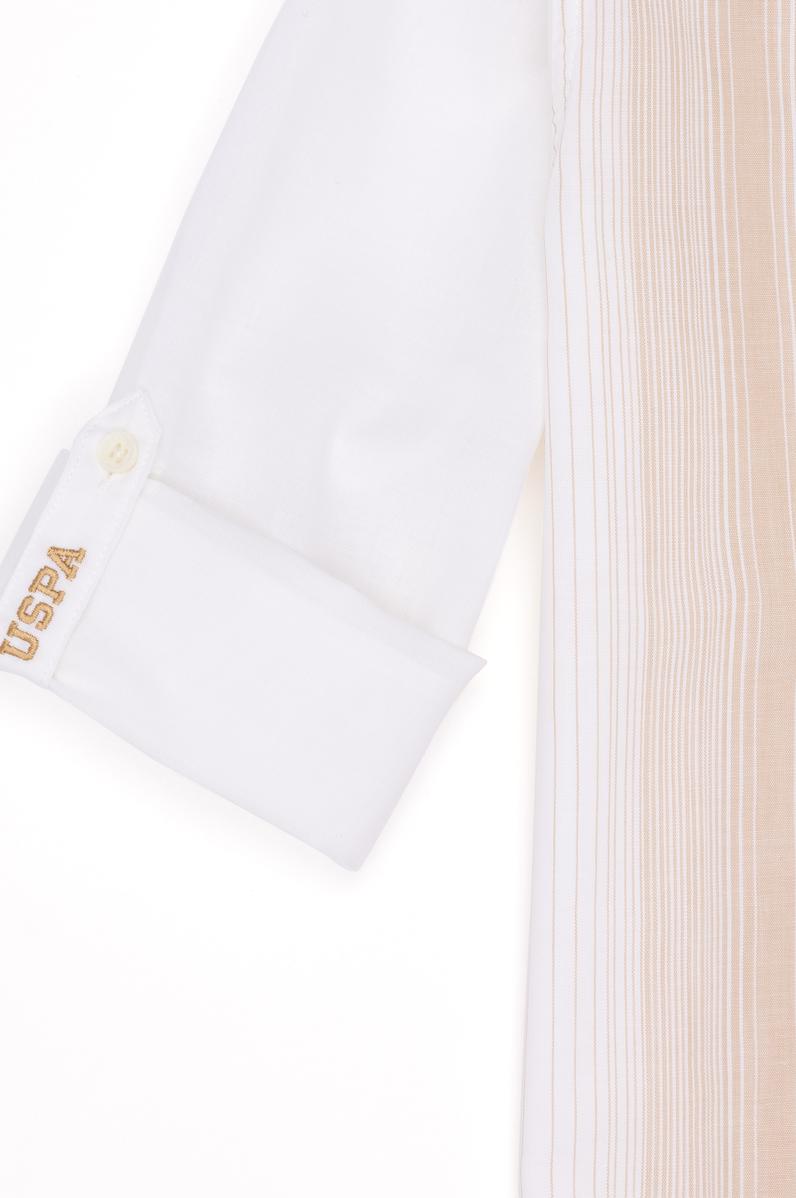 Erkek Çocuk Camel Uzun Kollu Gömlek