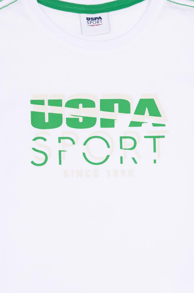 Çocuk Beyaz Bisiklet Yaka Tişört