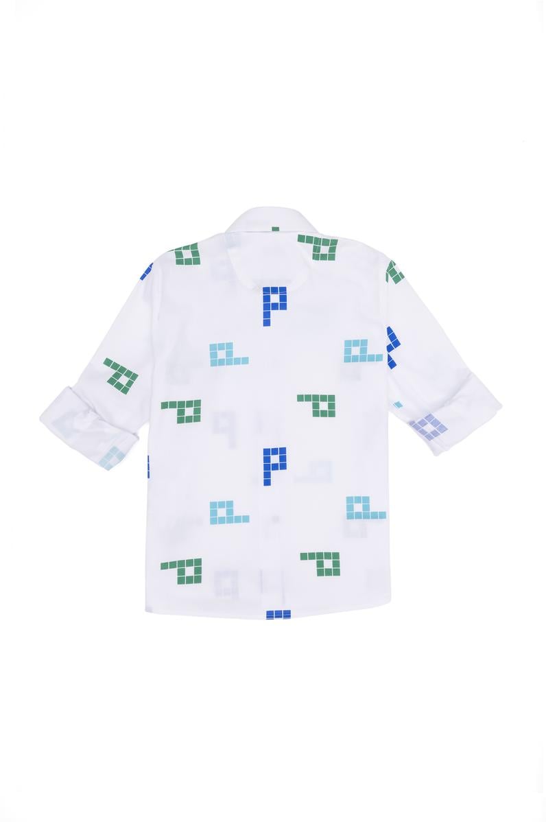 Erkek Çocuk Beyaz Uzun Kollu Gömlek