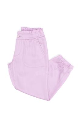 Kız Çocuk Manolya Kanvas Pantolon - 50264081019