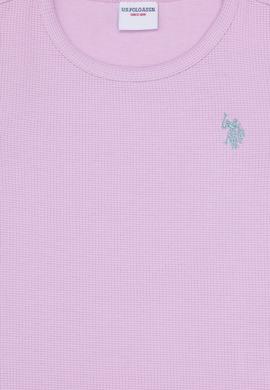 Çocuk Manolya Bisiklet Yaka Kolsuz Tişört - 50263692022