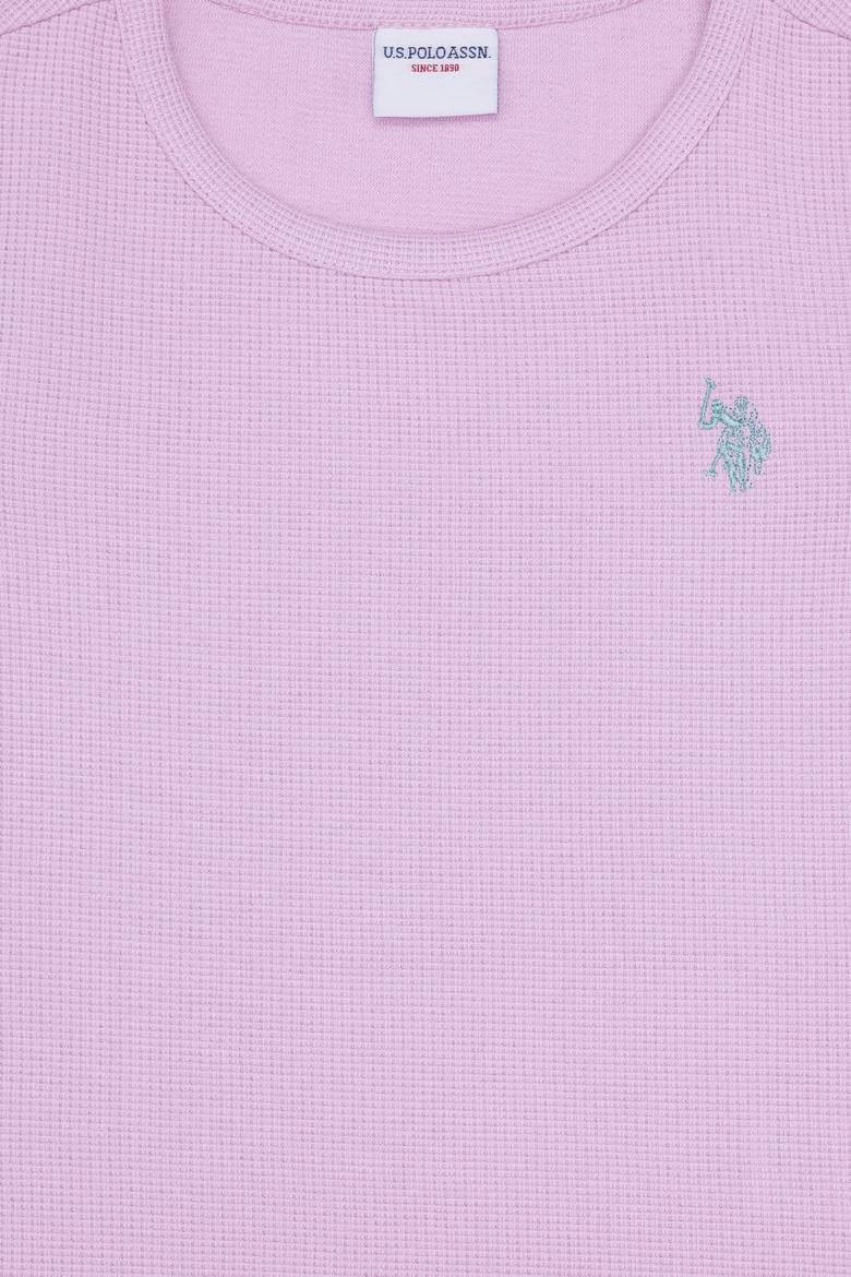 Çocuk Manolya Bisiklet Yaka Kolsuz Tişört - 50263692022