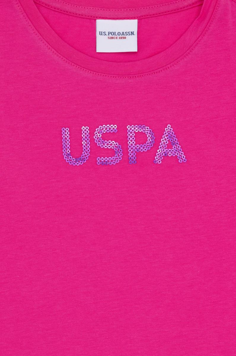 Çocuk Fuşya Bisiklet Yaka Tişört