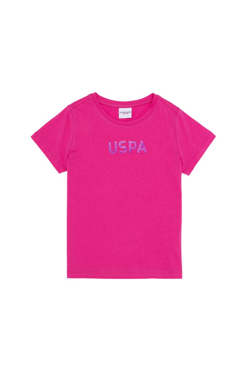 Çocuk Fuşya Bisiklet Yaka Tişört